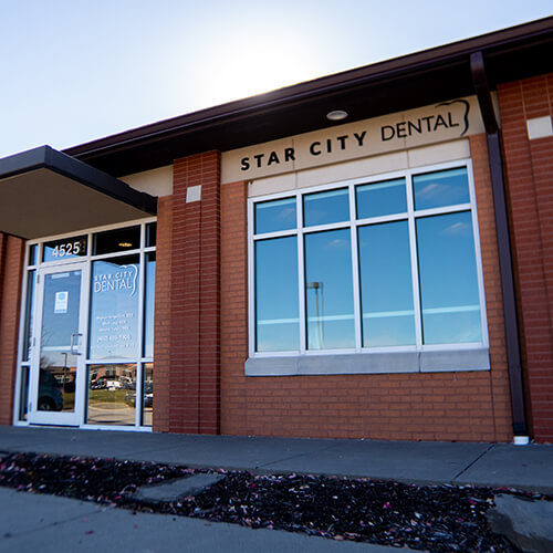 The entrance to Star City Dental